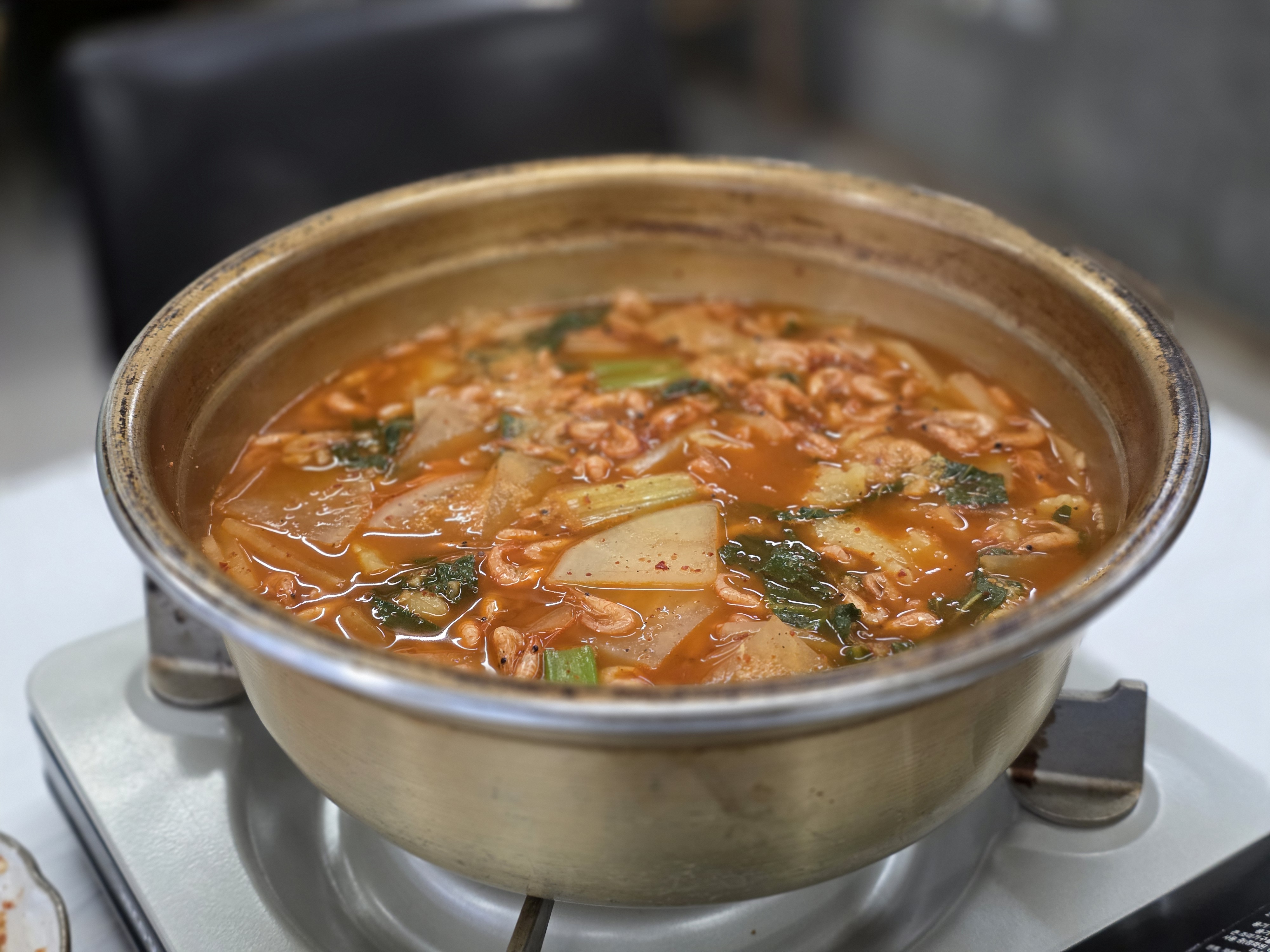 새뱅이찌개 근접샷