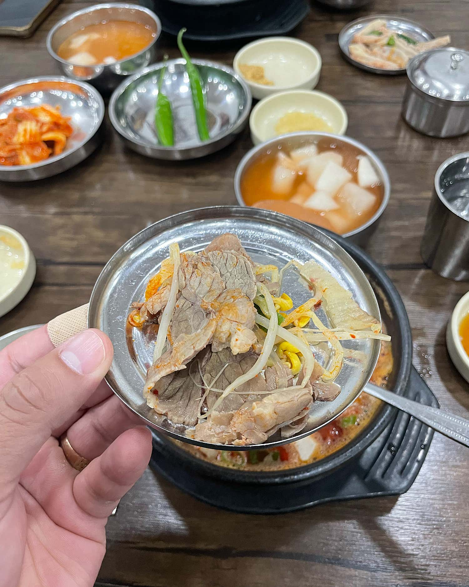 정갈한 식사 한 상