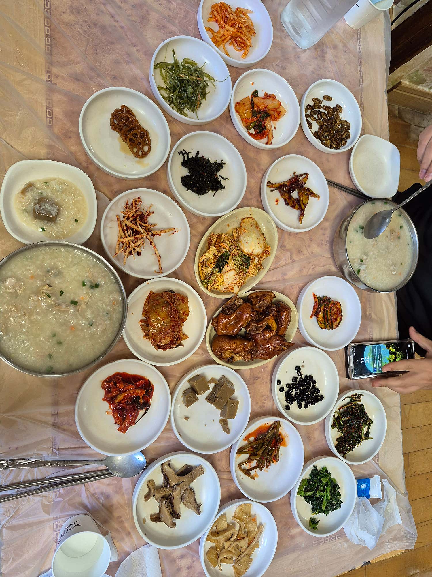 백합죽 클로즈업