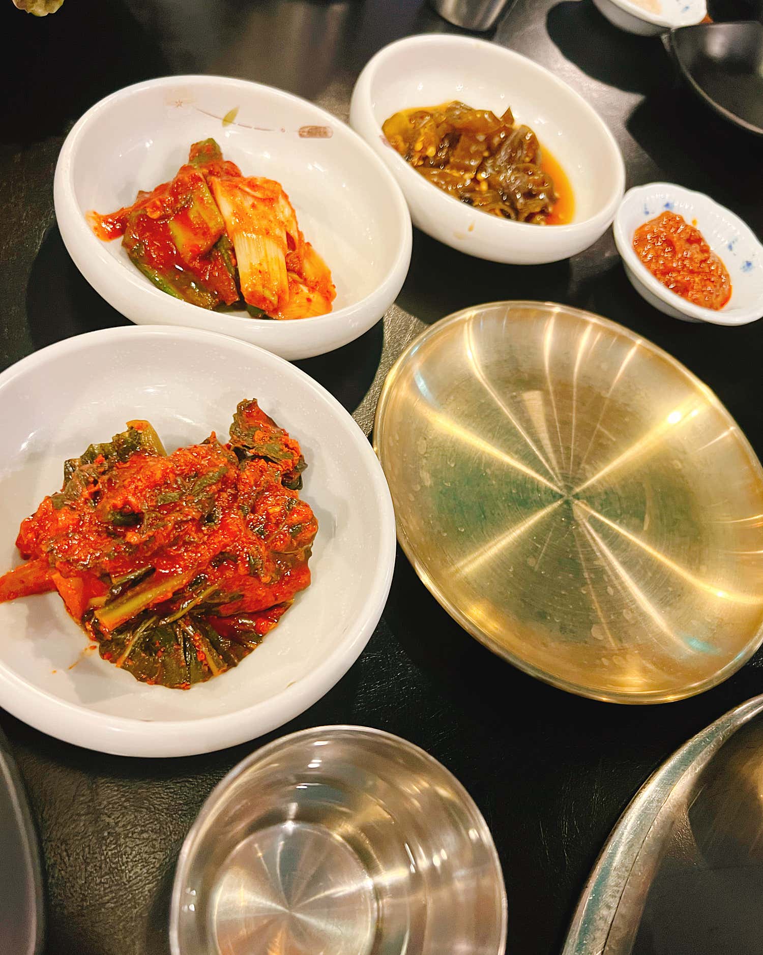 공복식당 고기 플레이팅