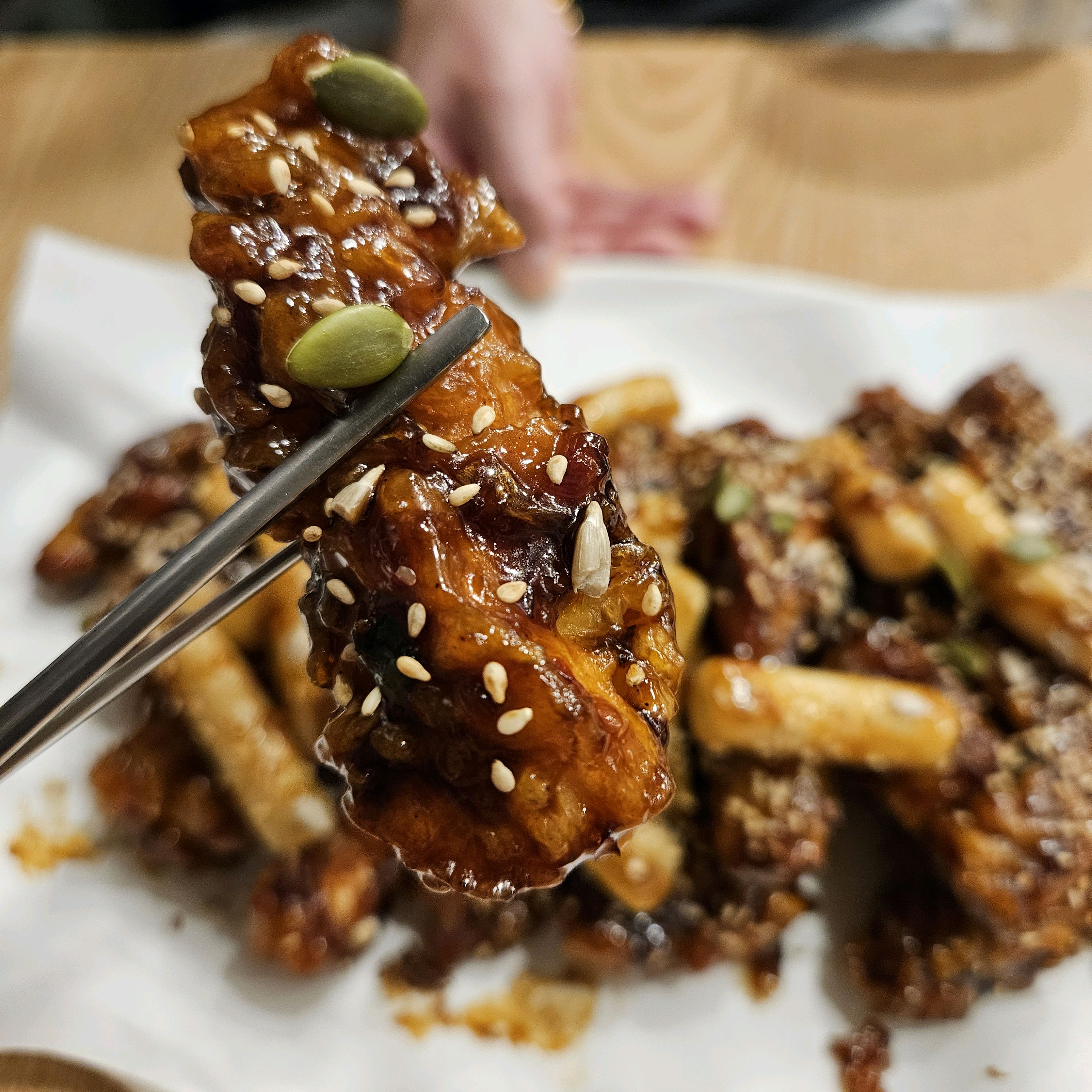 Fried gizzards