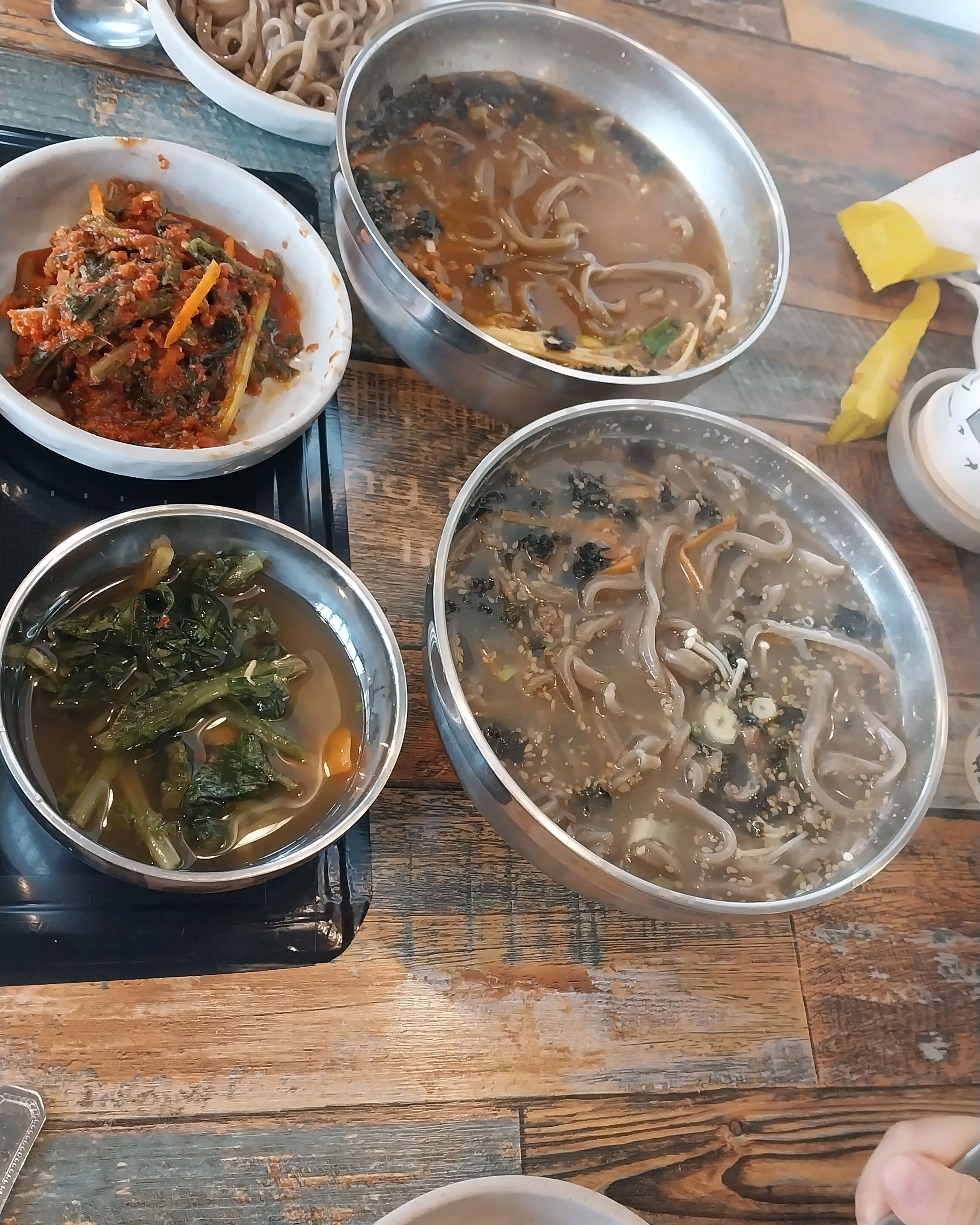 반찬과 막국수