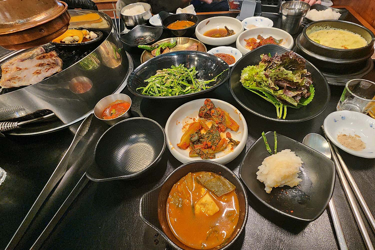 공복식당 반찬 구성