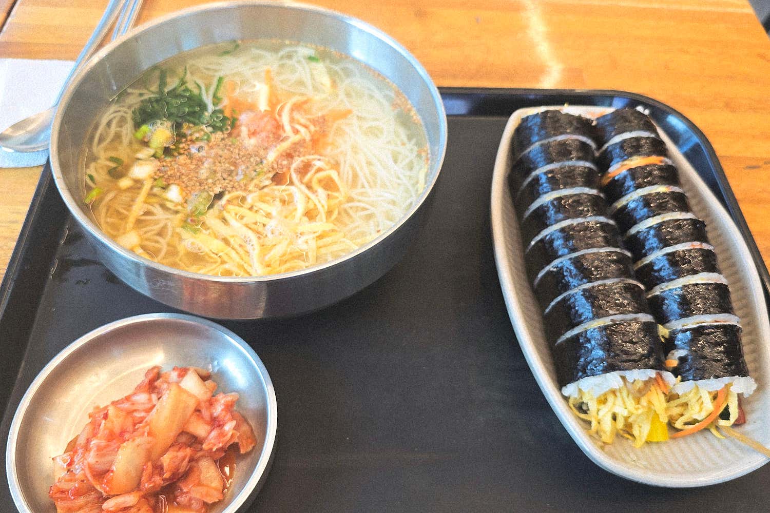 교리김밥 계란김밥 클로즈업