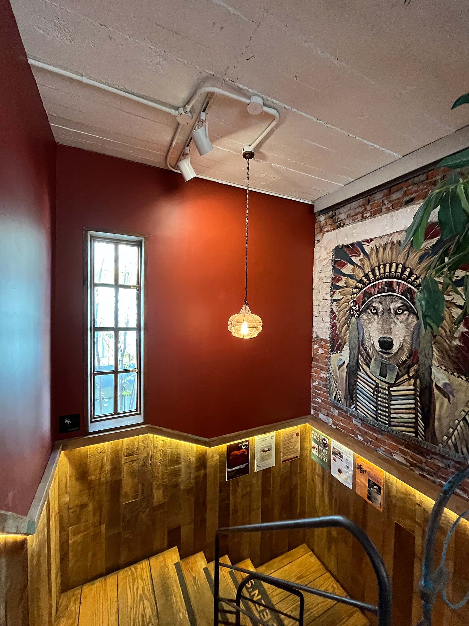 퀸즈베이커리 삼청점 내부 모습