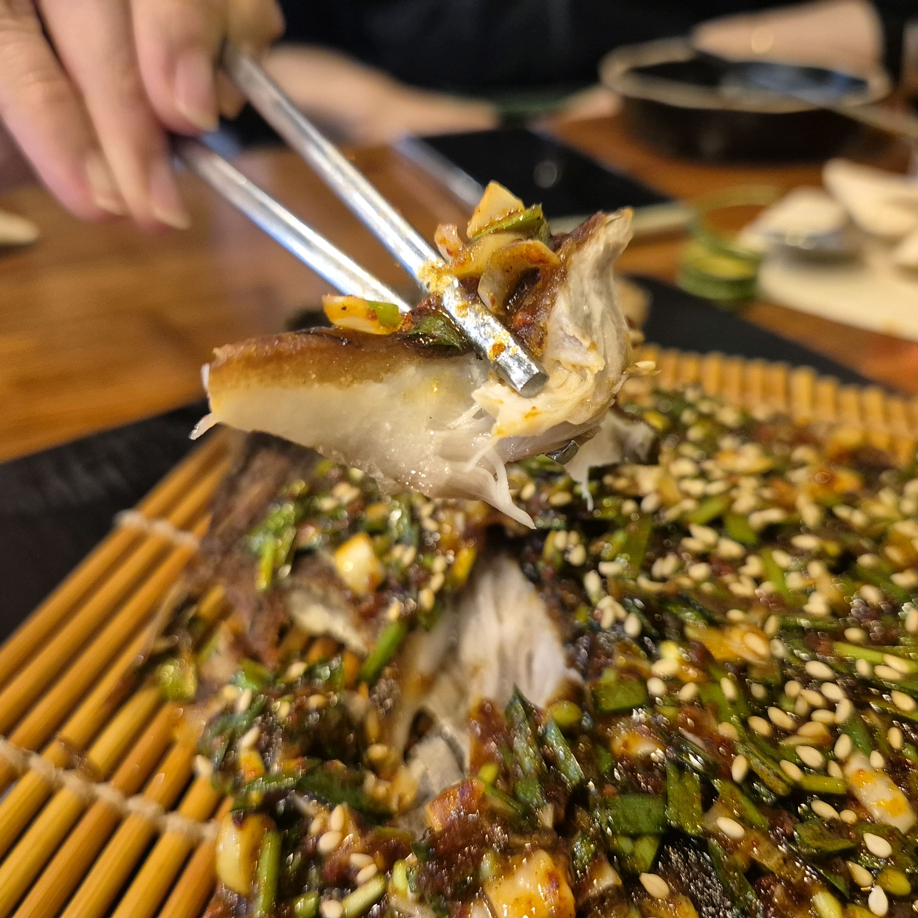 Grilled mackerel