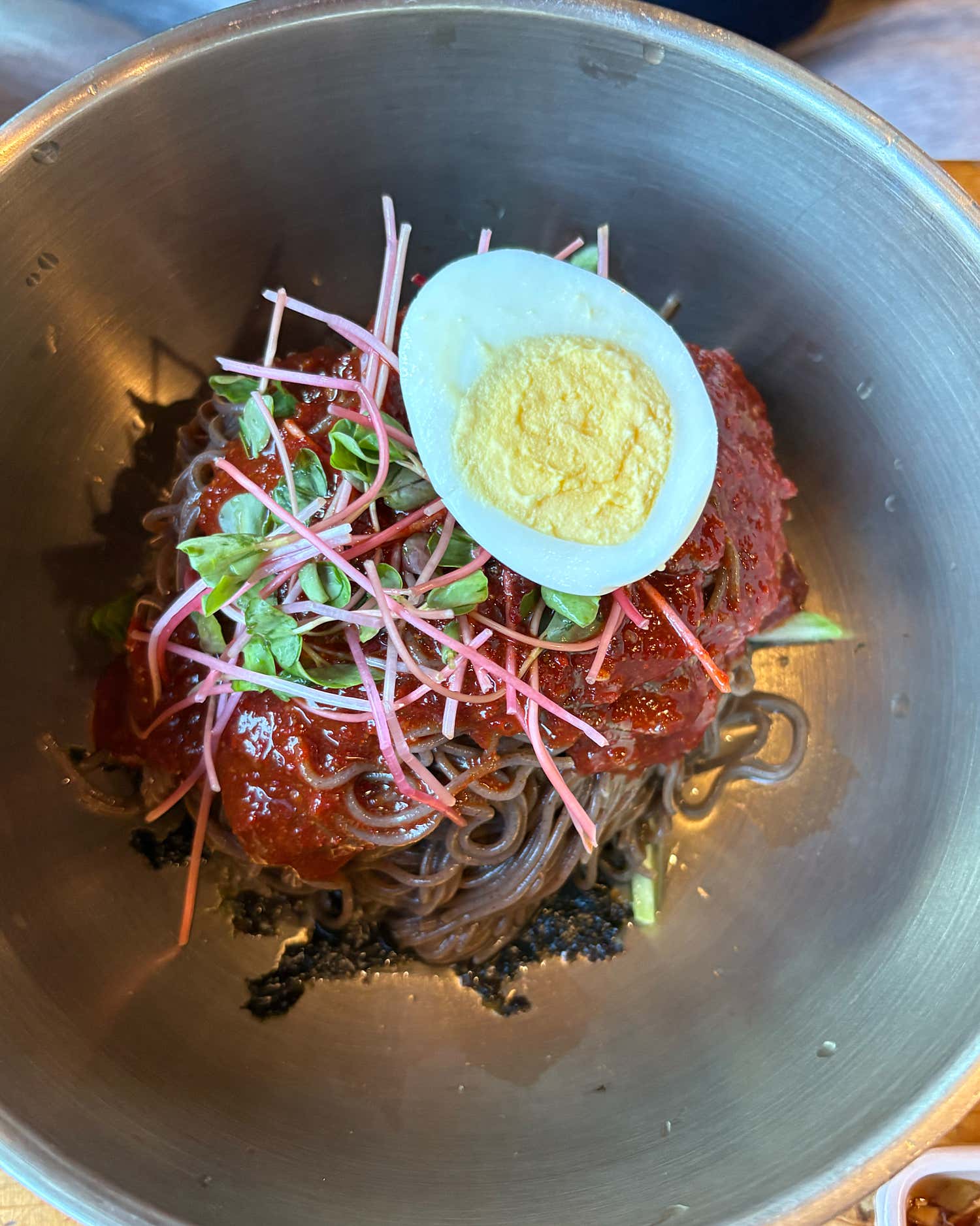 풀내음 메뉴판 및 음식