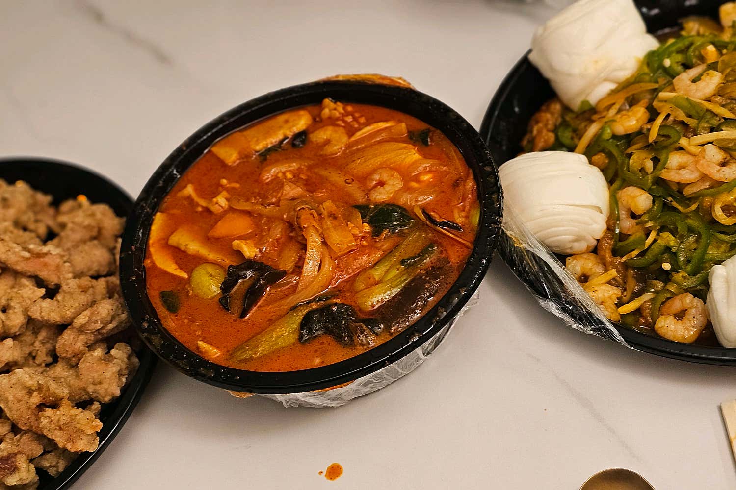 향원 내부 모습, 깔끔한 테이블