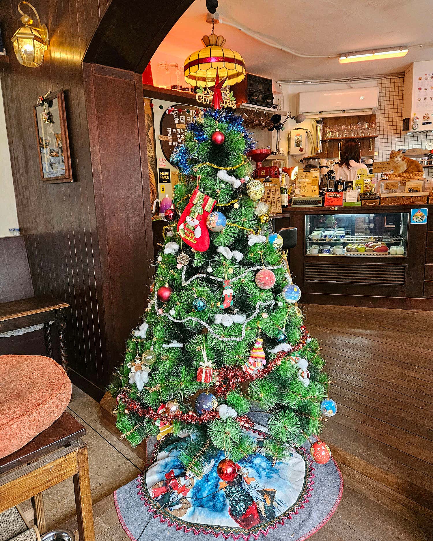 커피문화사 수유 마스코트 치즈냥이