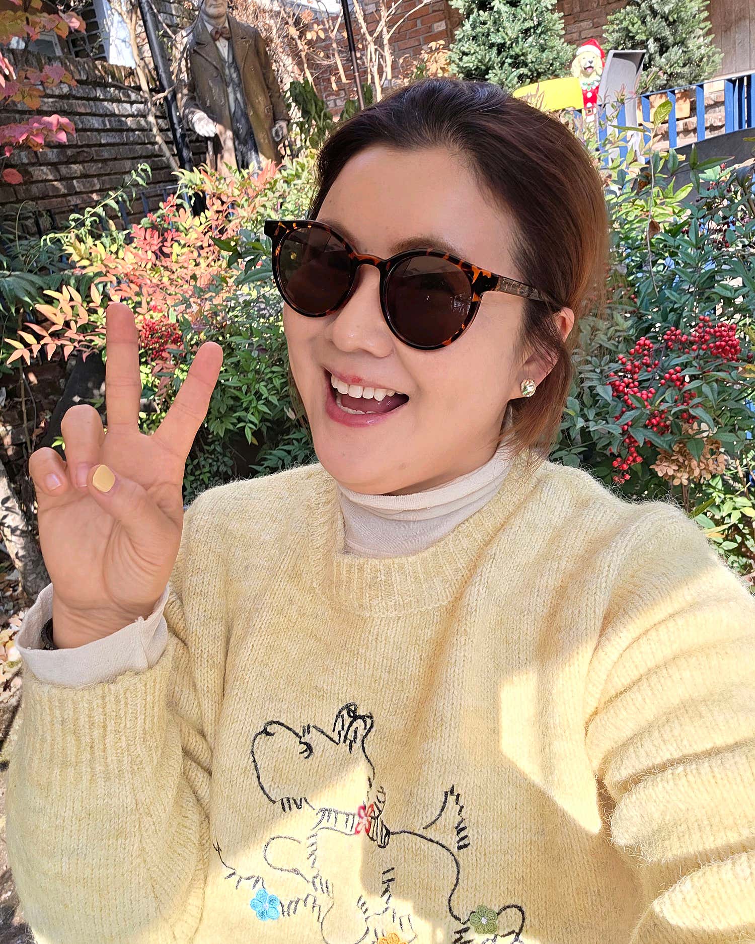 퀸즈베이커리 삼청점 외부 모습