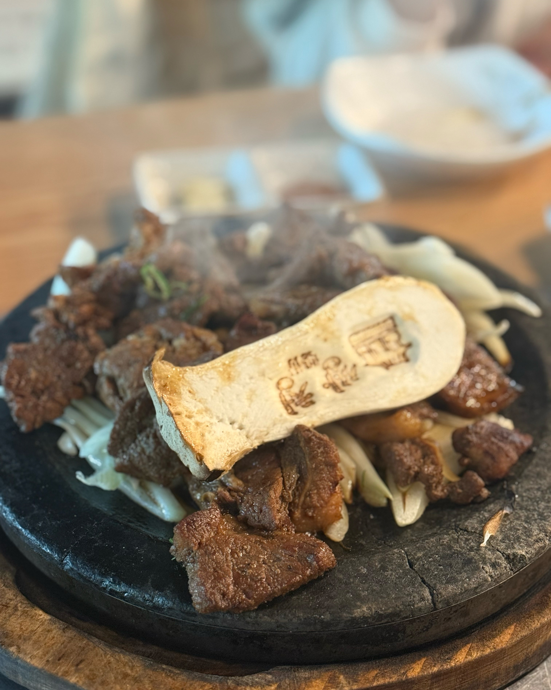 Stone grilled galbi