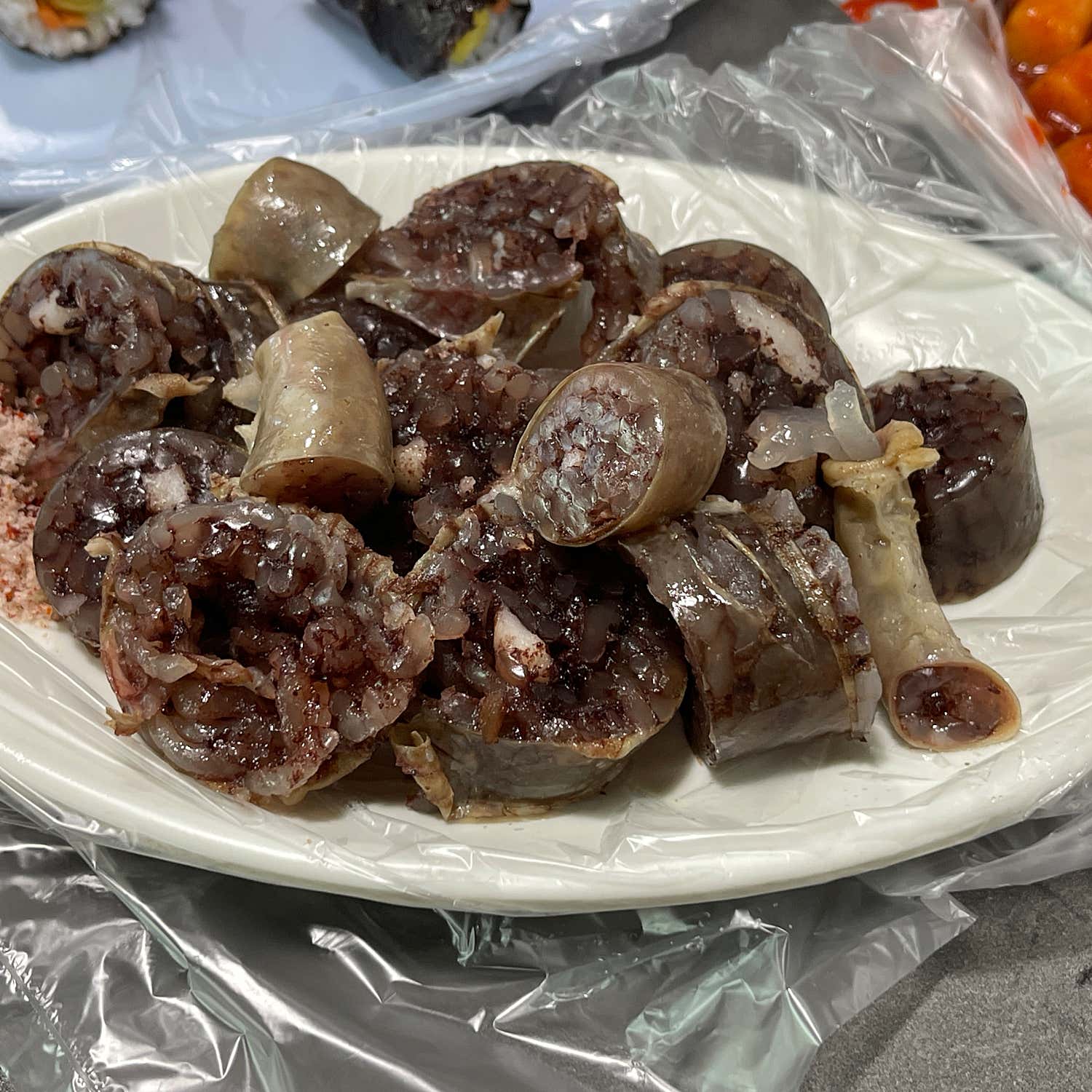 철길떡볶이 야끼만두와 김말이