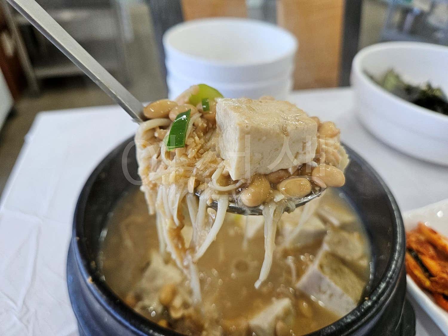 율포봇재가든 정갈한 상차림