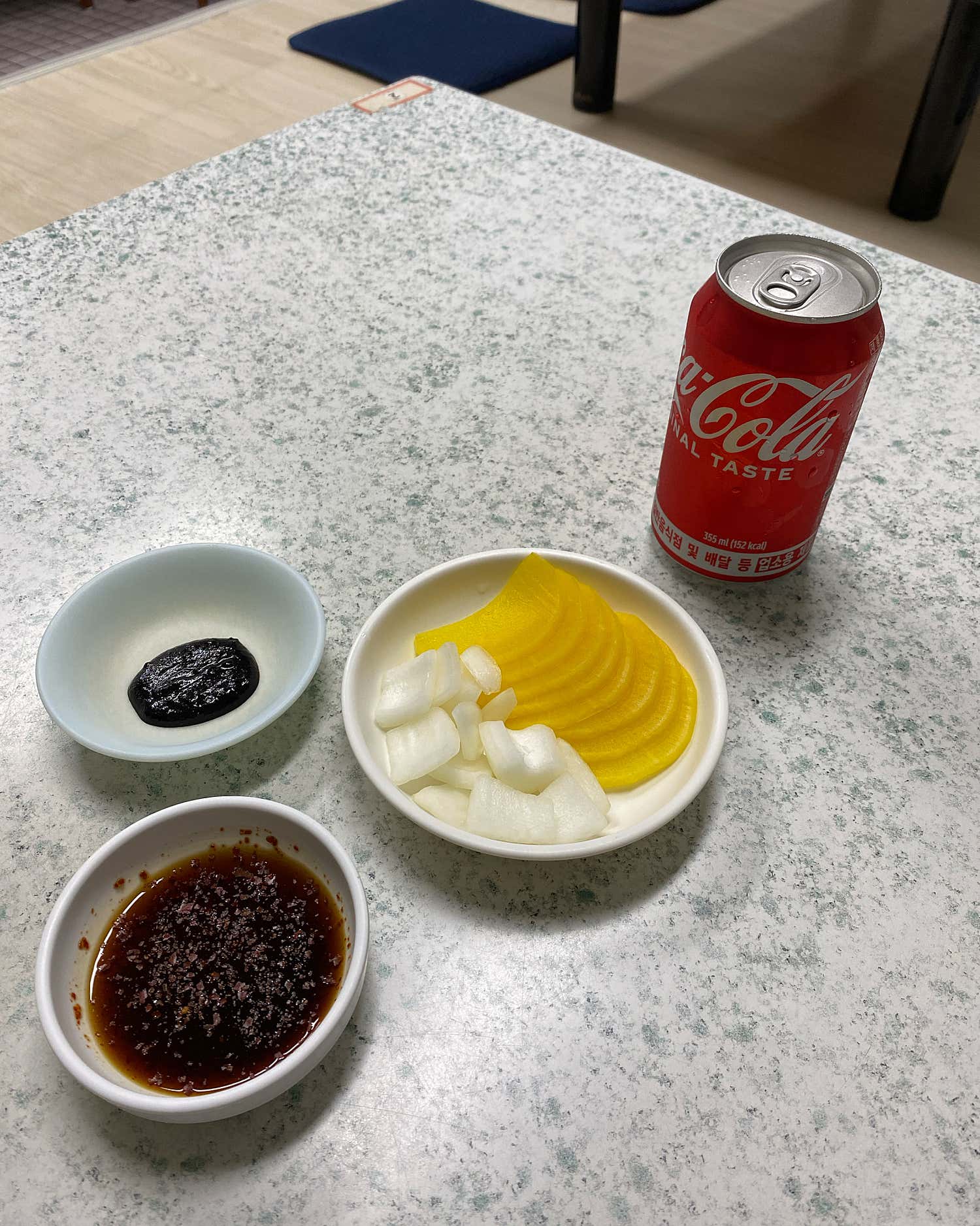 해동반점 근처 거리 풍경