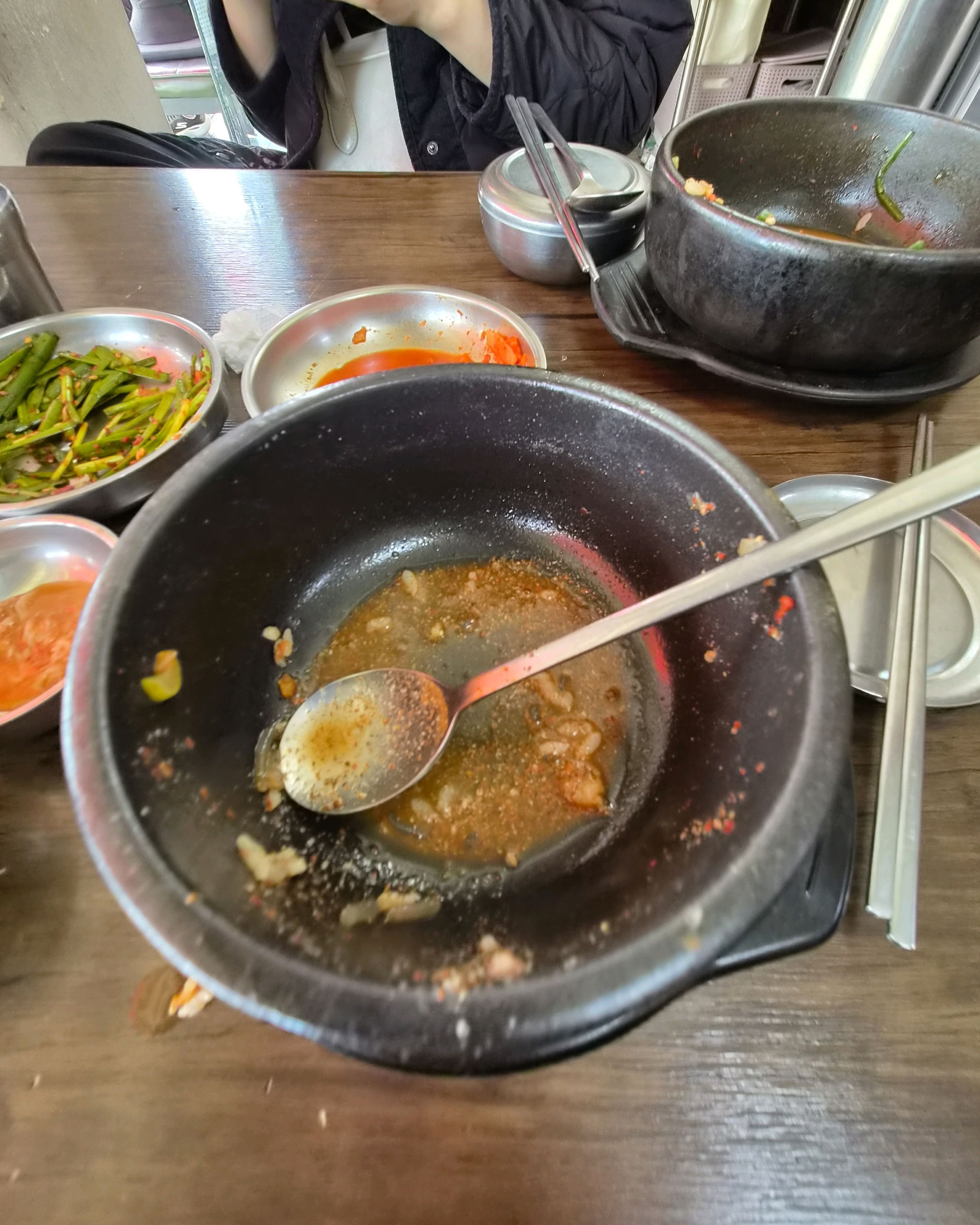 순대국과 밥, 그리고 반찬