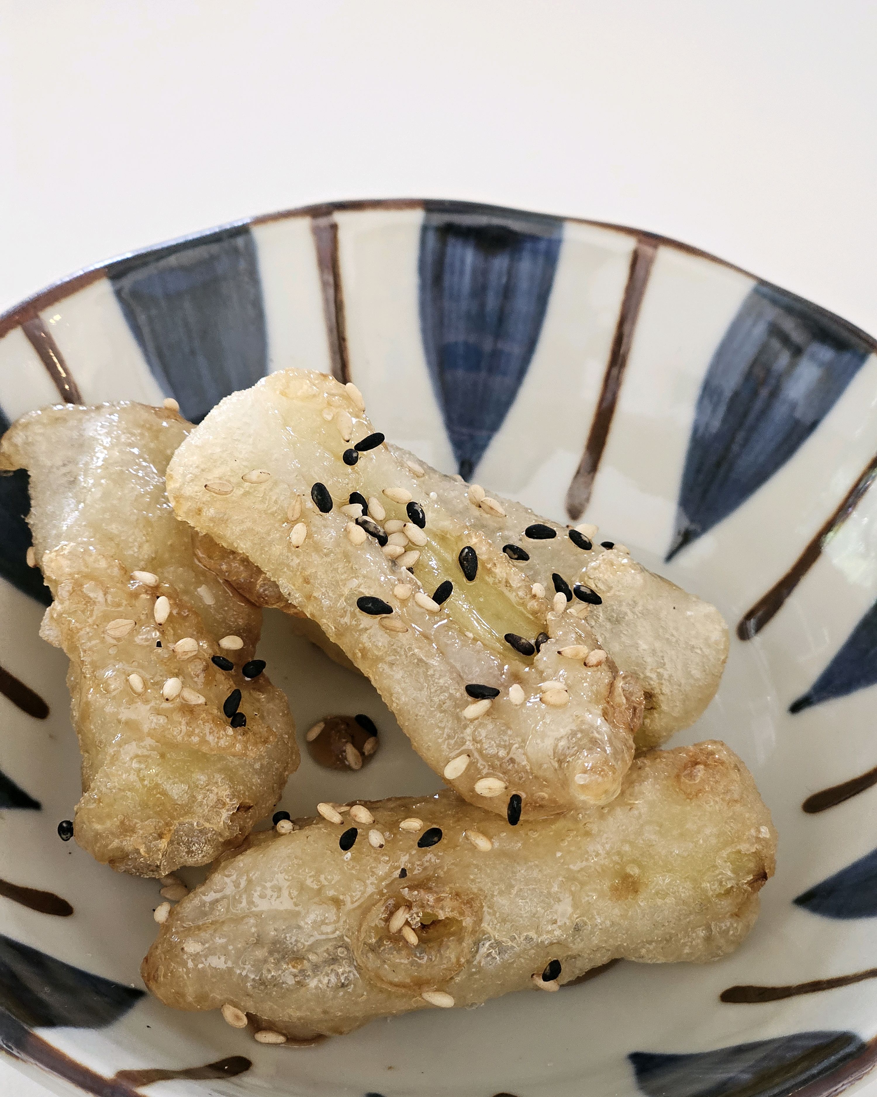 Fried eggplant