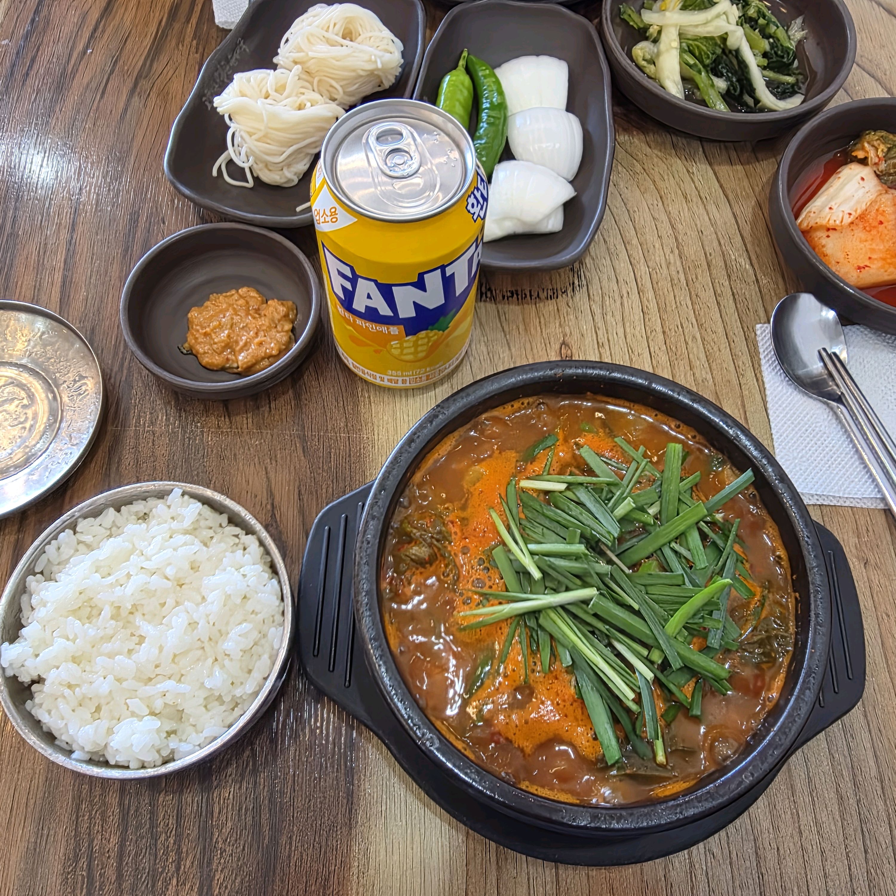 순대국 그릇 클로즈업 사진