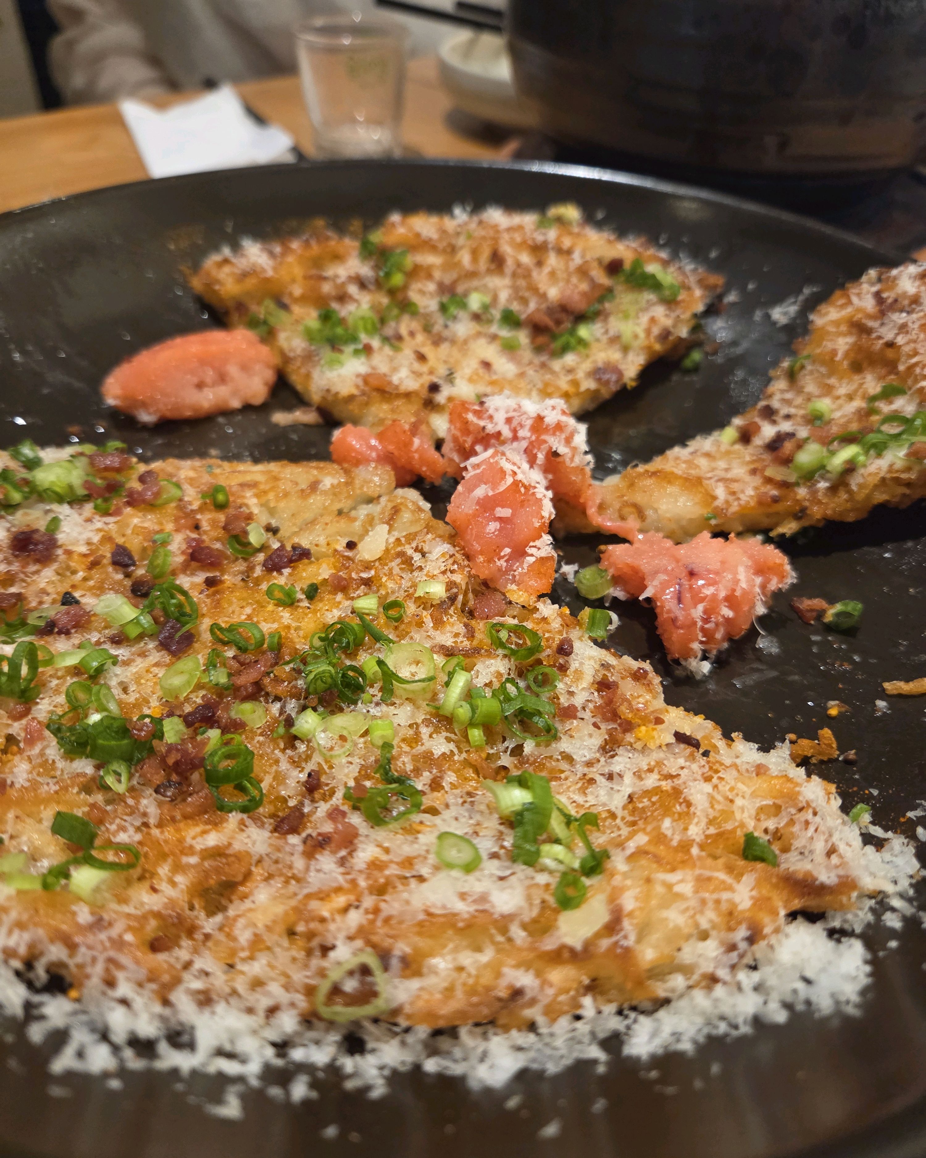 감자전 (명란 포함)