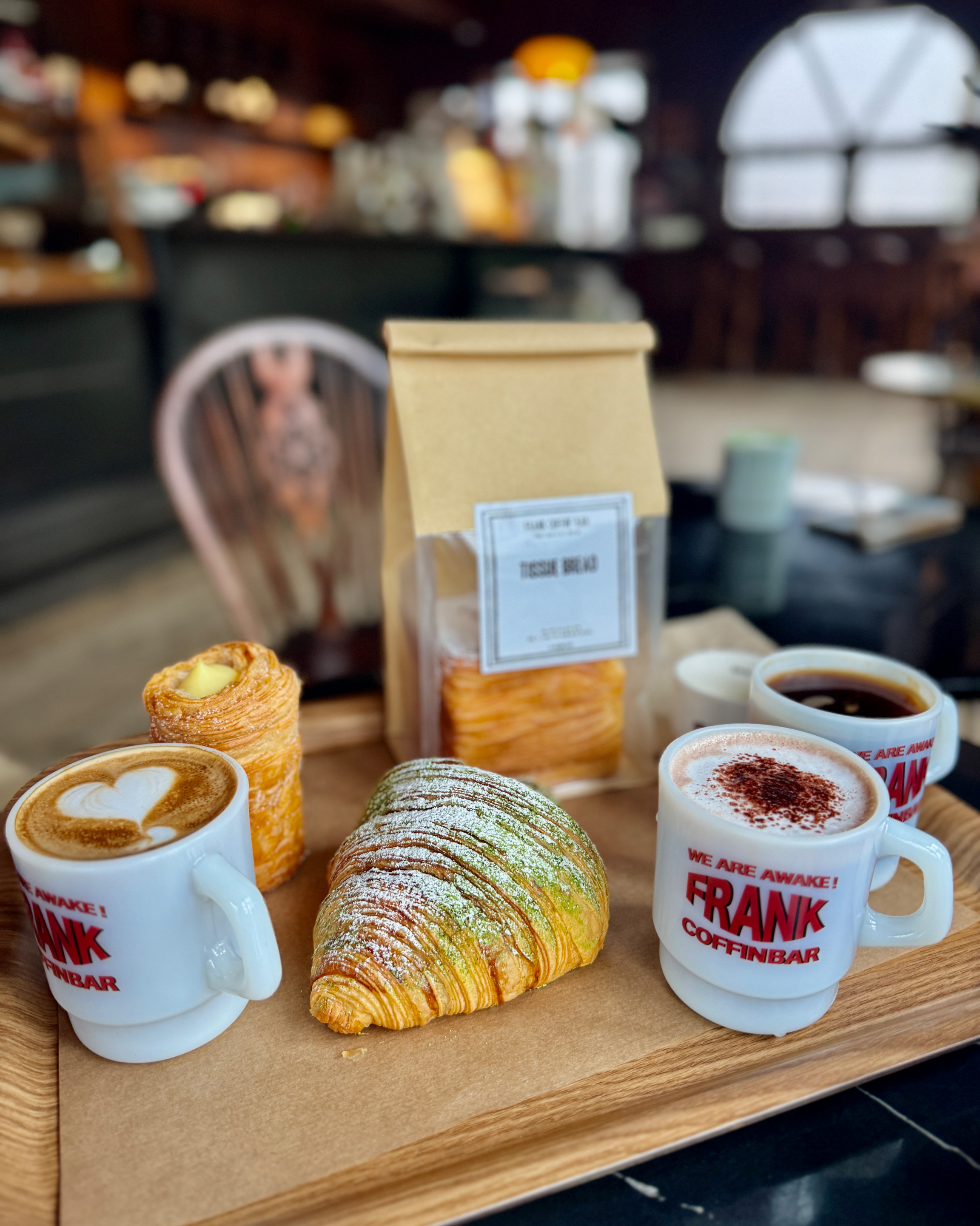 다양한 커피와 베이커리 메뉴 조합