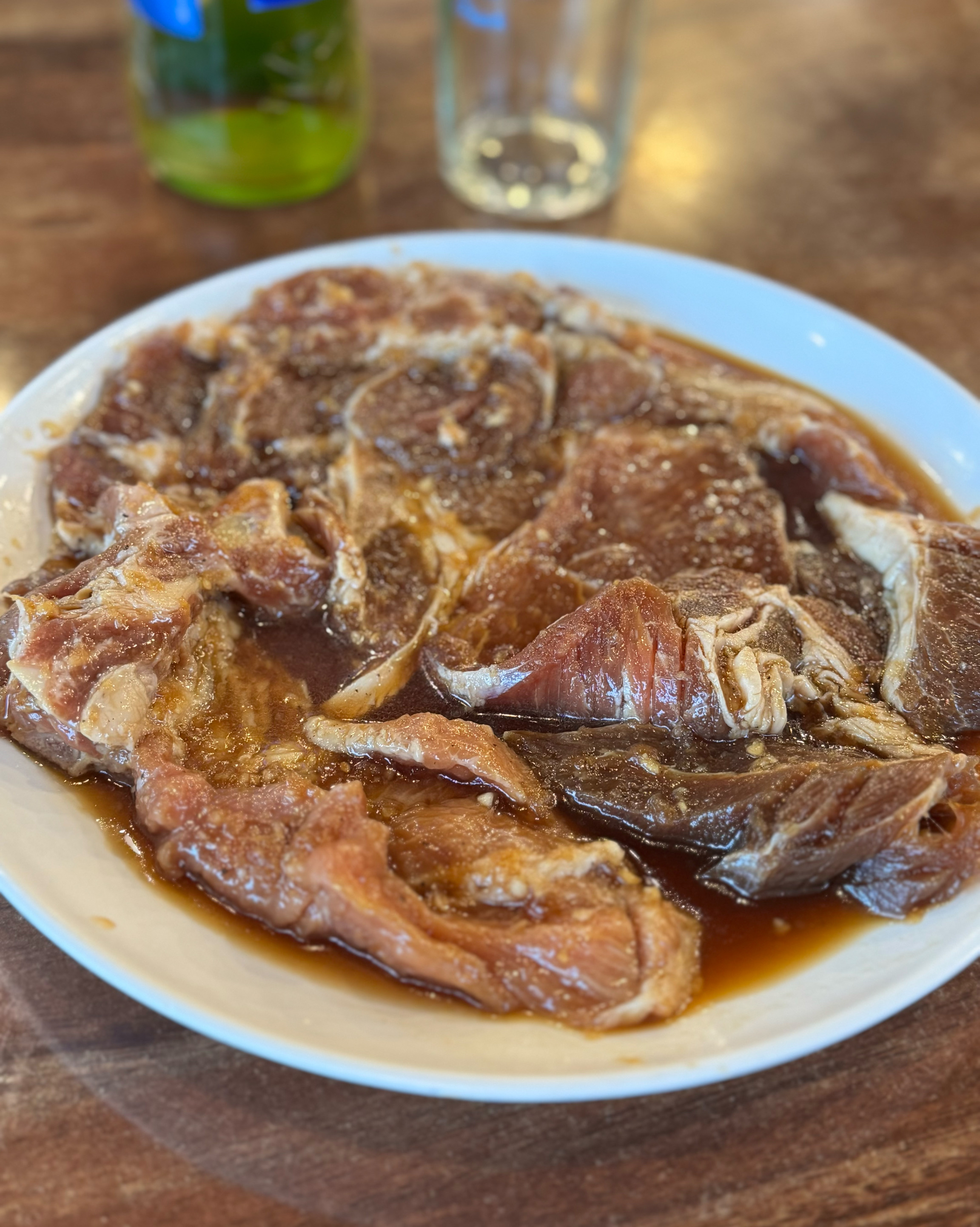 먹음직스러운 돼지갈비