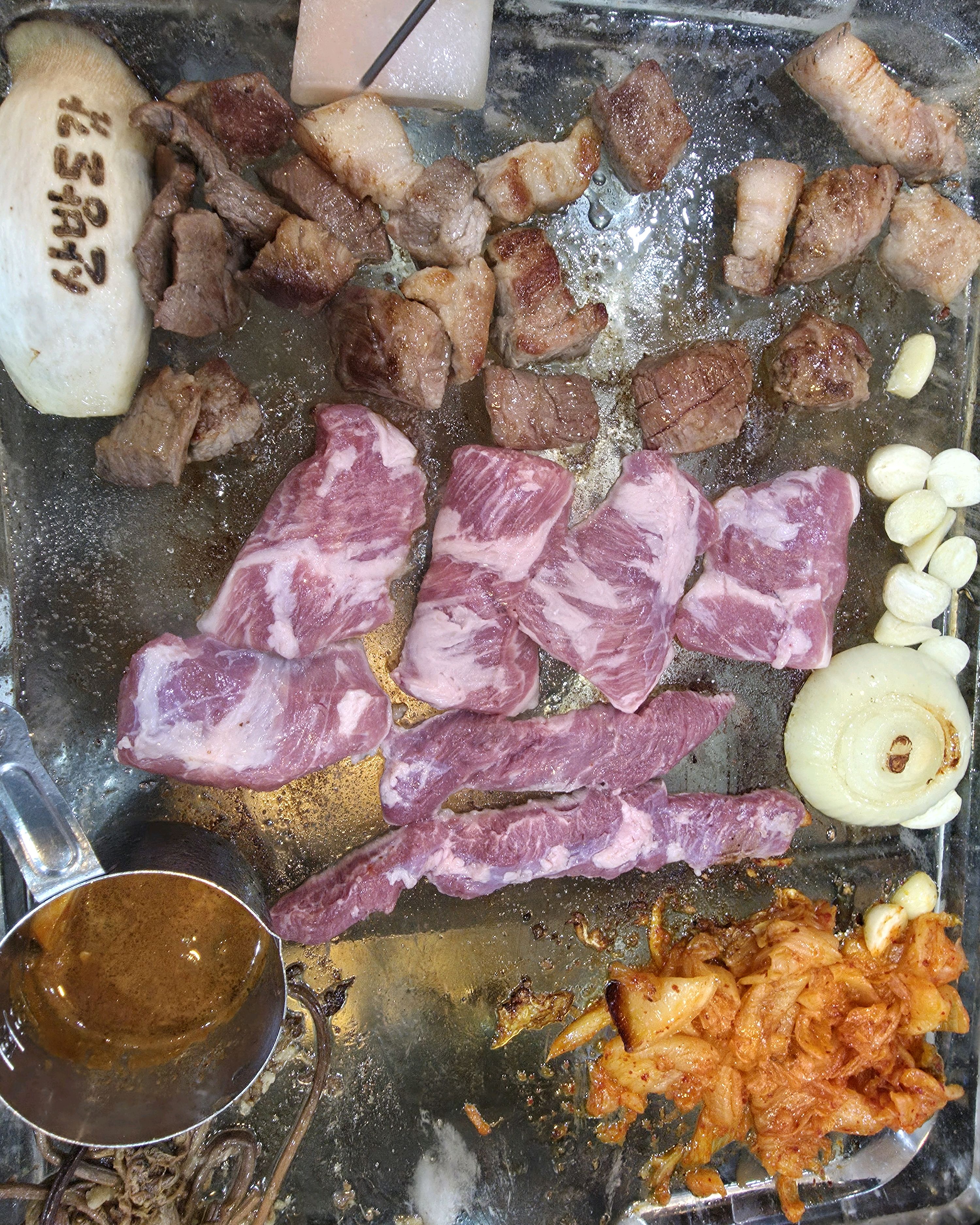 다양한 종류의 돼지고기들