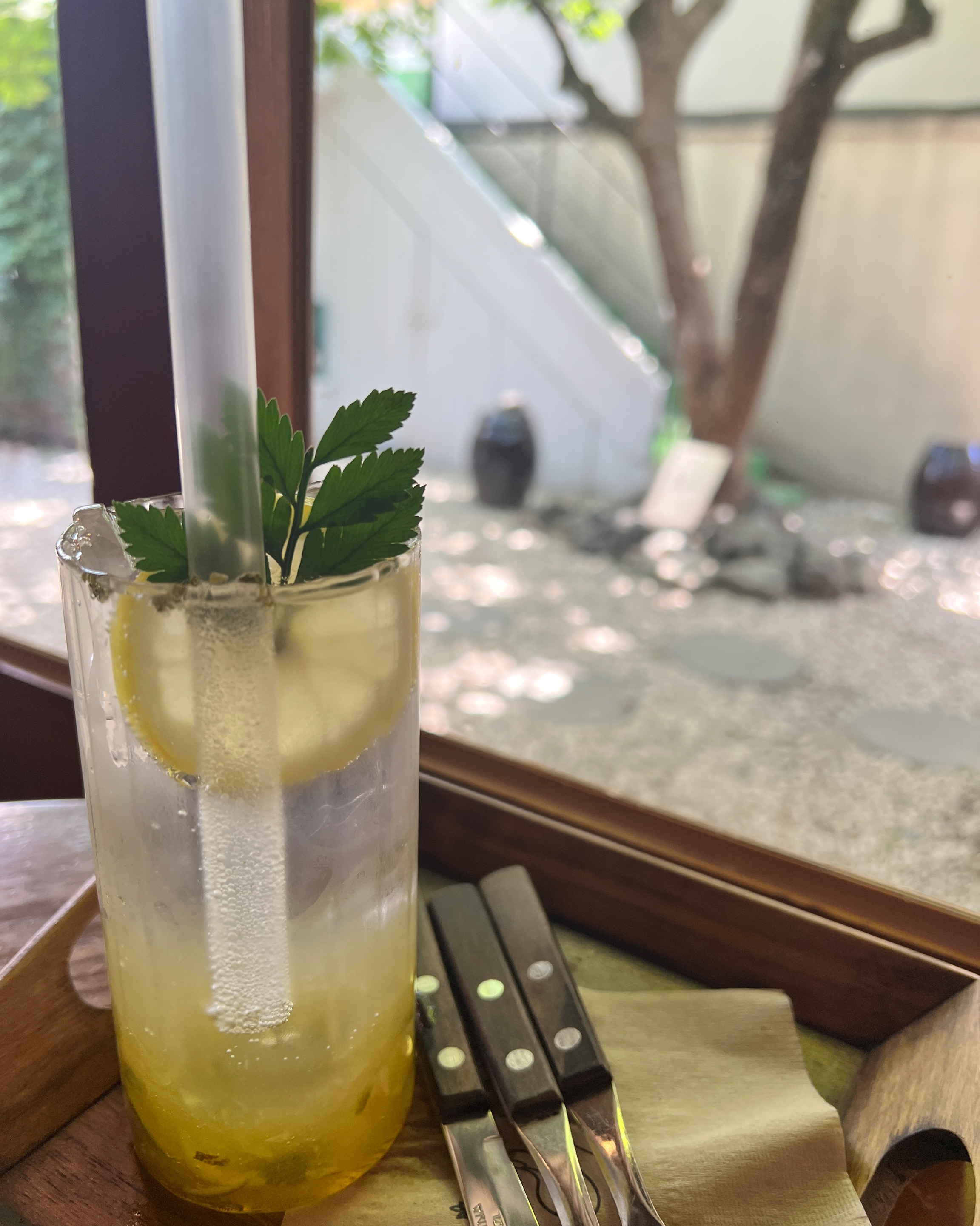 Green citrus tea