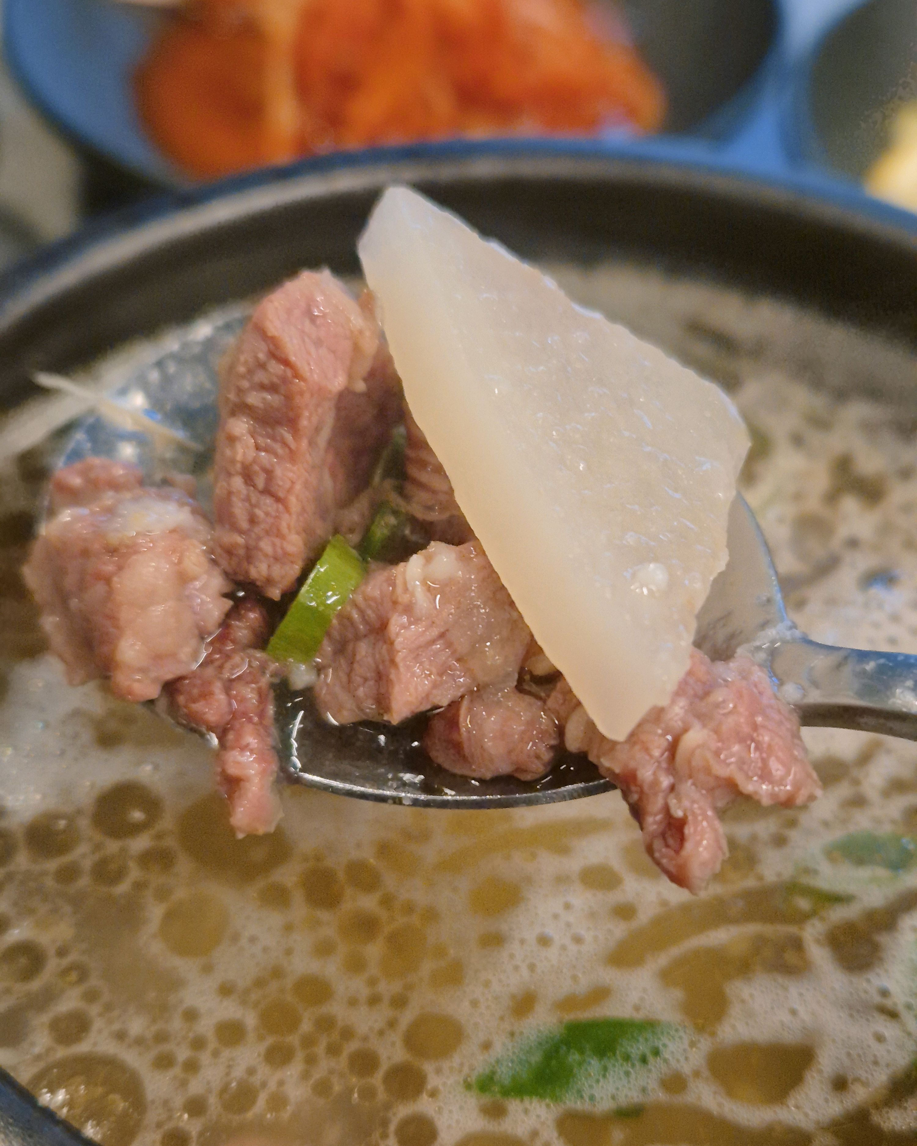Beef and radish soup