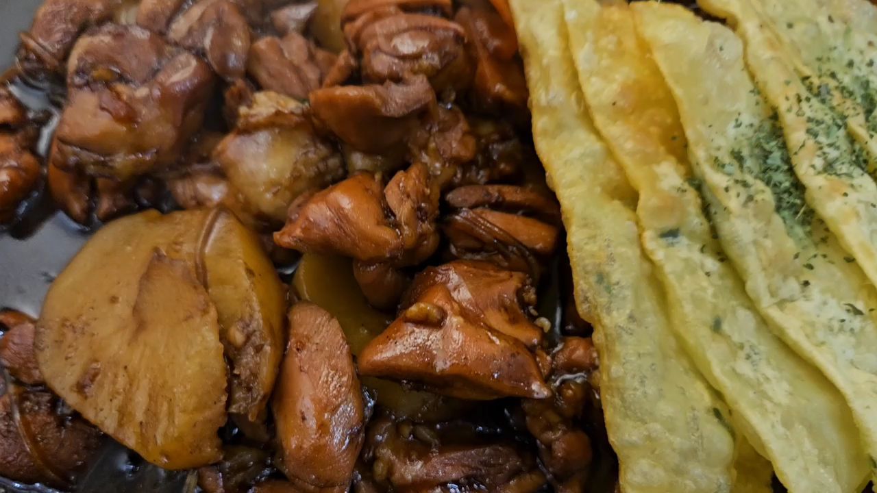 찜닭의 다양한 재료들