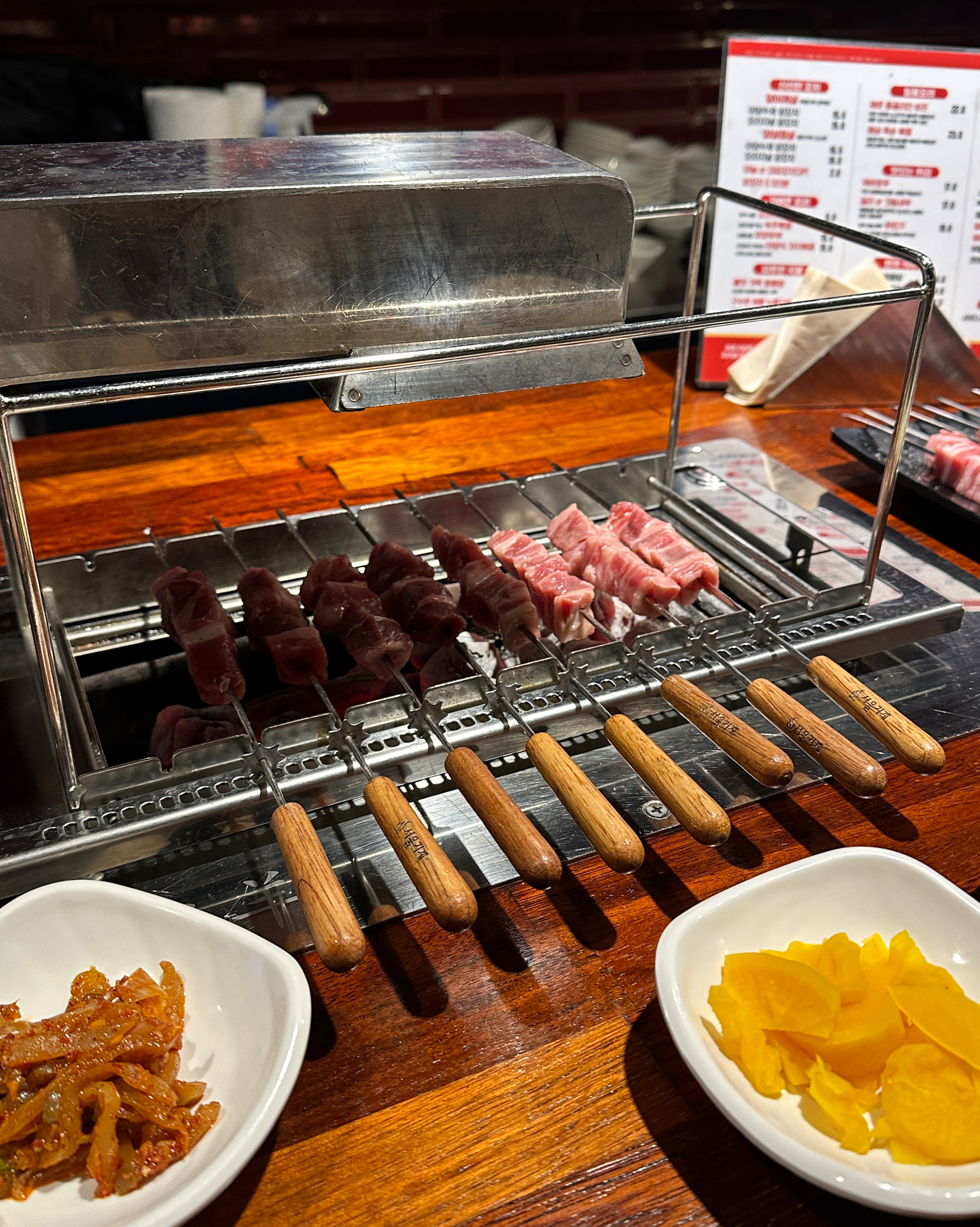 따뜻한 옥수수 온면