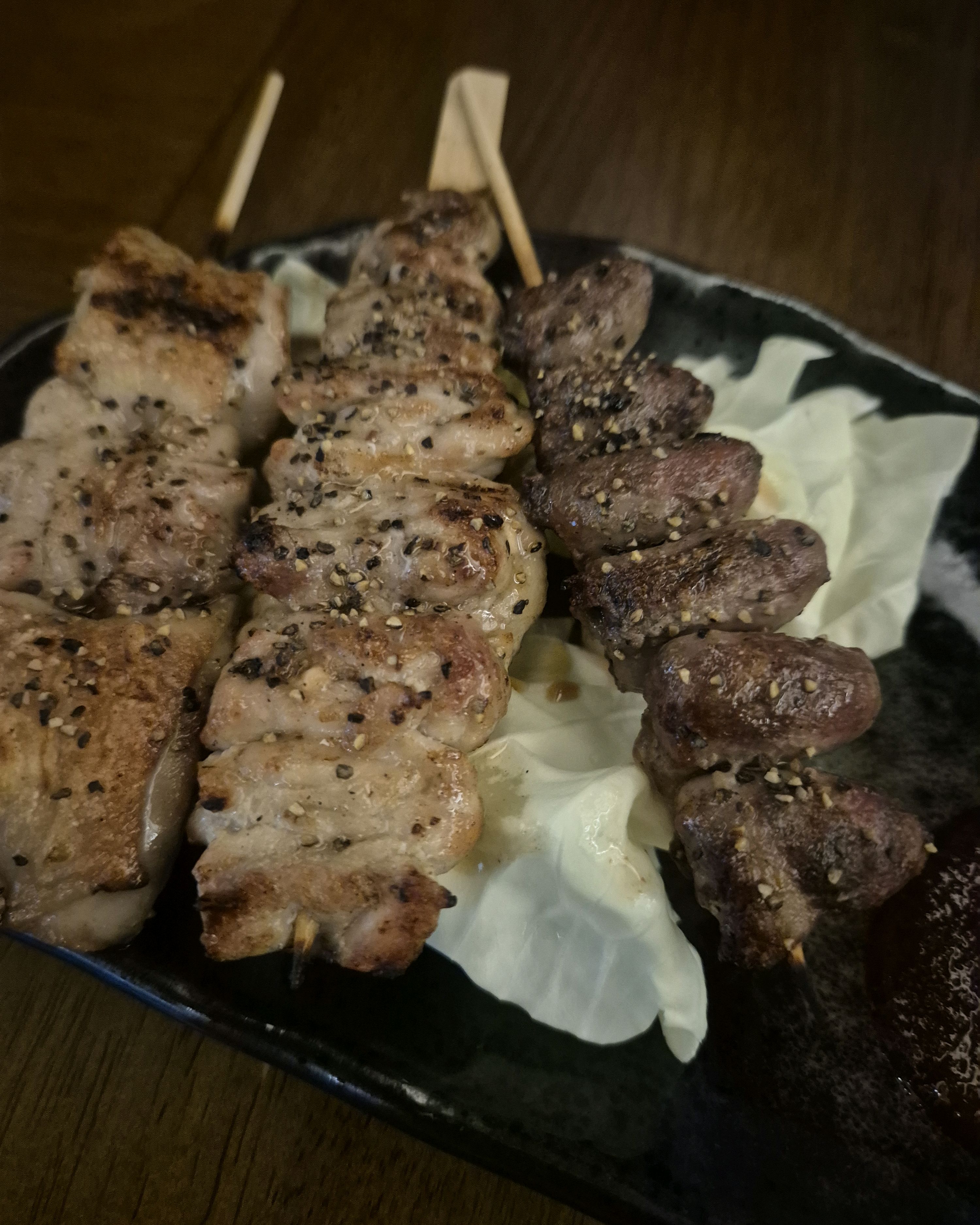 다양한 부위의 꼬치