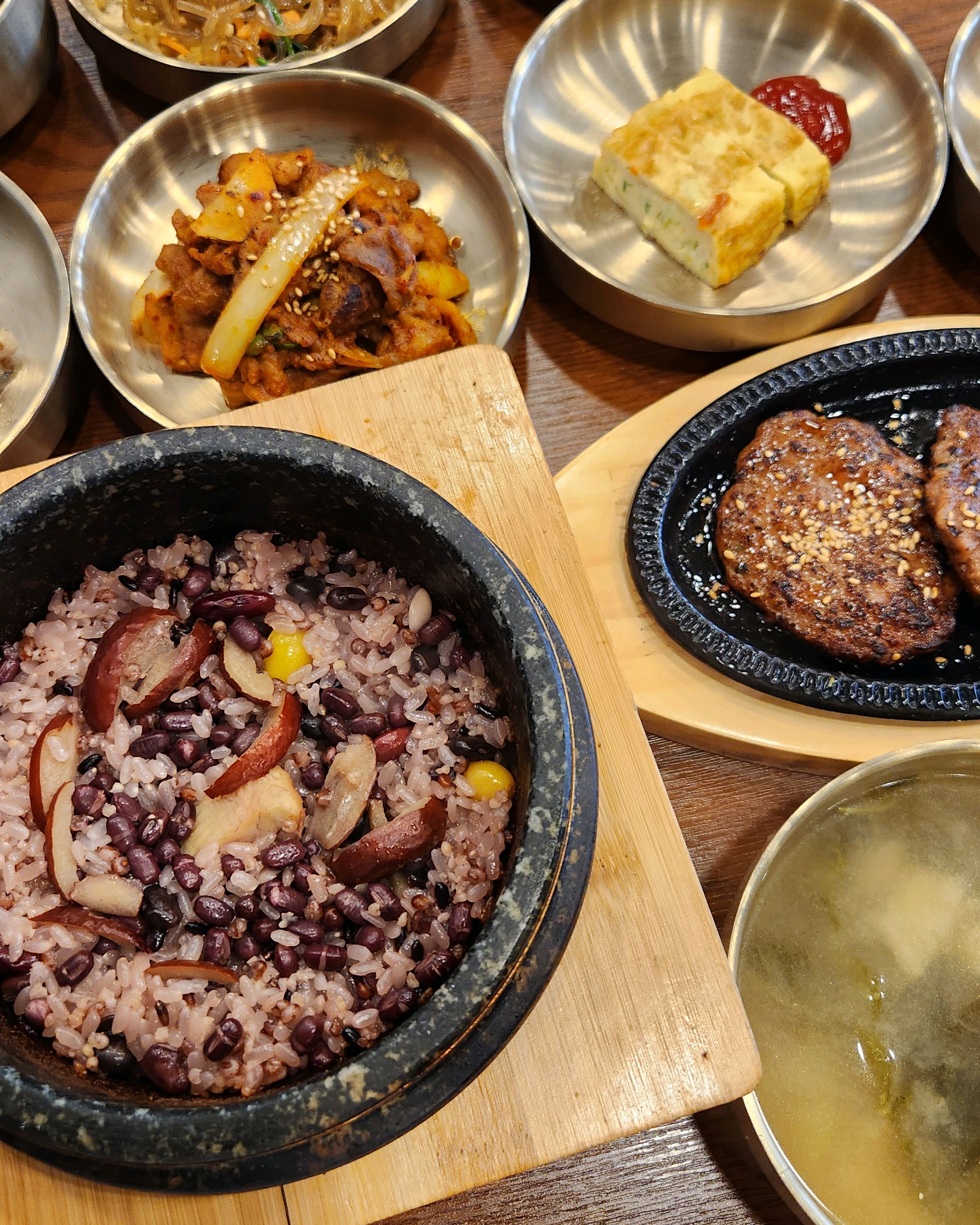 Barley rice set meal